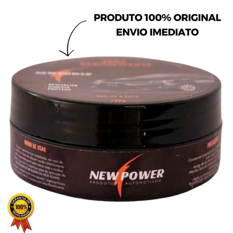 Cera Revitalizante para Plástico + Pano de Microfibra Envio expresso