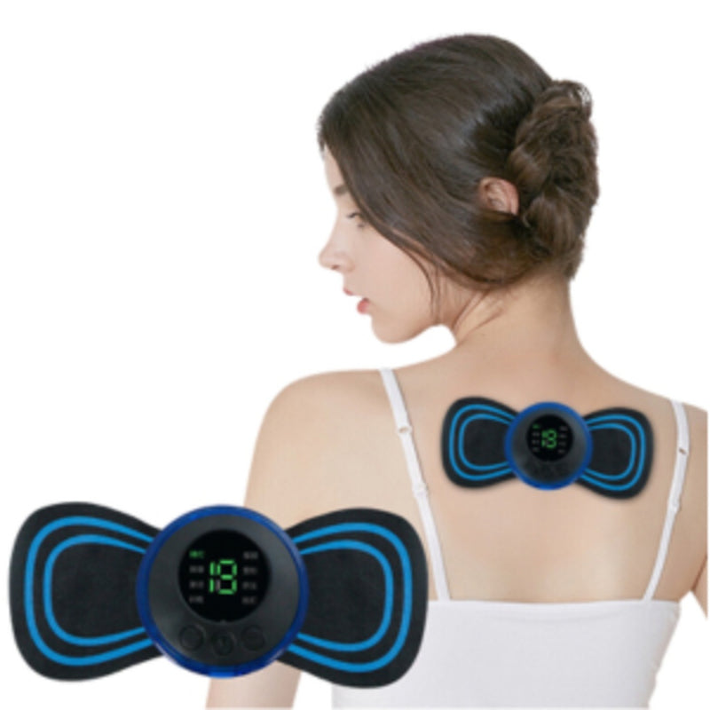 Mini Massageador de Cervical Elétrico Portátil Alivia Dores Corpo Pescoço 4 peças.