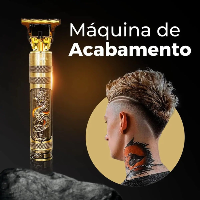 Máquina de Cortar Cabelo de Metal Decorado TOP