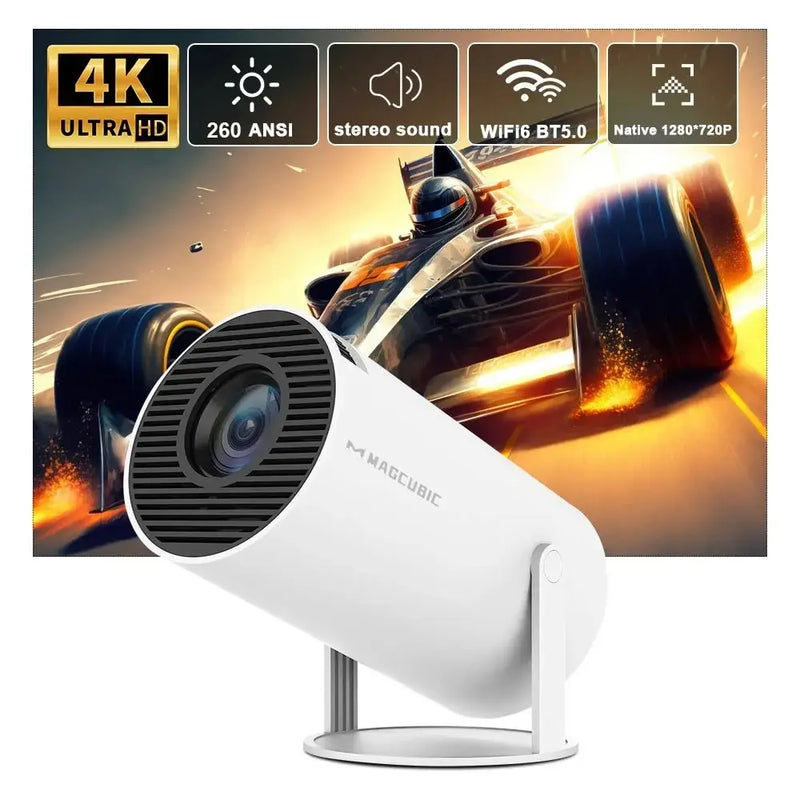 Magcubic-Projetor top HY300 PRO 4K Android 11, WiFi duplo 6, 260ANSI, Allwinner H713, BT5.0, 1080P, 1280x720P, Cinema em casa, ao ar livre