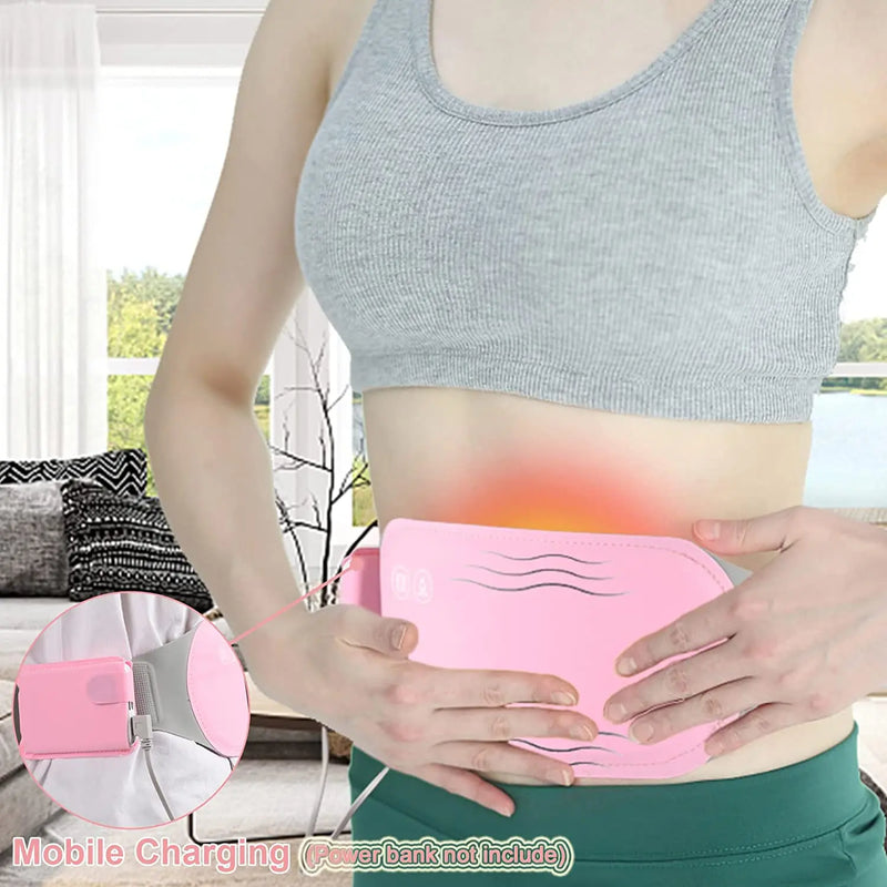 Massageador TOP de cólica menstrual lavável Período cólica menstrual Alívio da dor Almofada de aquecimento para cólicas menstruais Aquecedor abdominal da barriga