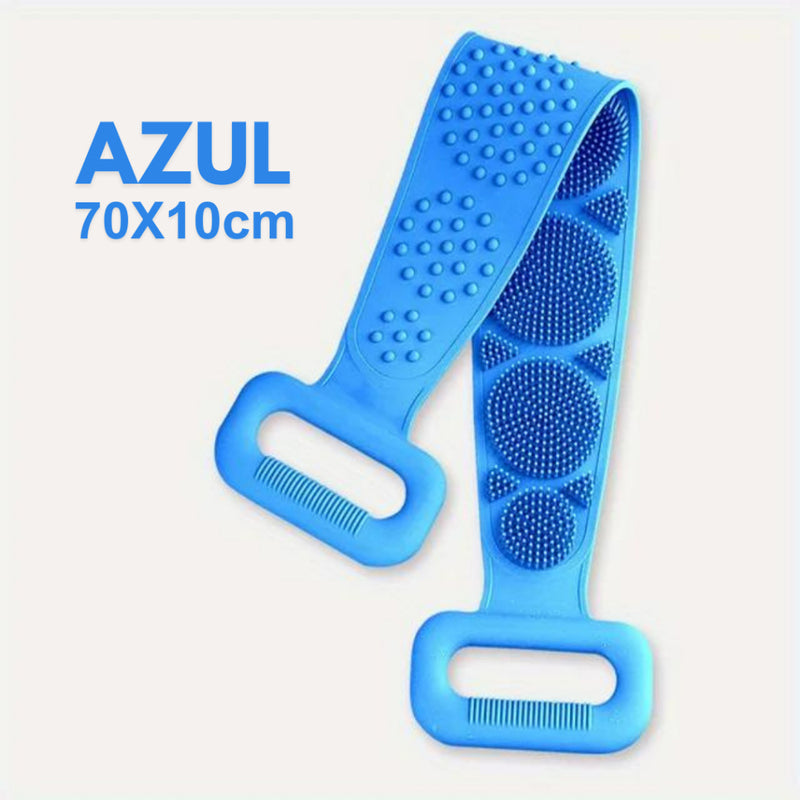 Escovas De Banho De Silicone com A Pele Estendida Limpa Escovas, Esponja Do Corpo, Back Scrubber, Back Rubbing, Massagem, Chuveiro Cinto