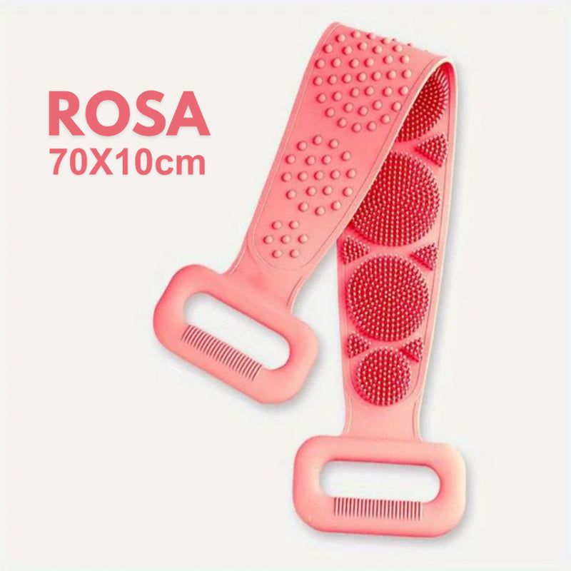 Escovas De Banho De Silicone com A Pele Estendida Limpa Escovas, Esponja Do Corpo, Back Scrubber, Back Rubbing, Massagem, Chuveiro Cinto