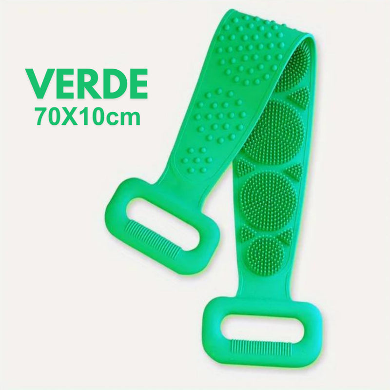 Escovas De Banho De Silicone com A Pele Estendida Limpa Escovas, Esponja Do Corpo, Back Scrubber, Back Rubbing, Massagem, Chuveiro Cinto