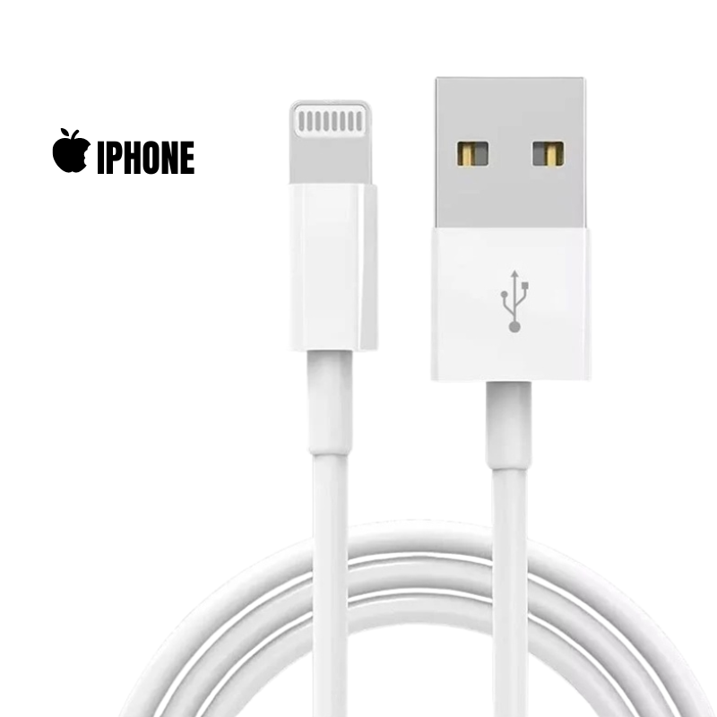 Cabo Carregador USB Lightning IPhone – 2 Metros