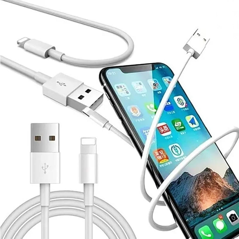 Cabo Carregador USB Lightning IPhone – 2 Metros