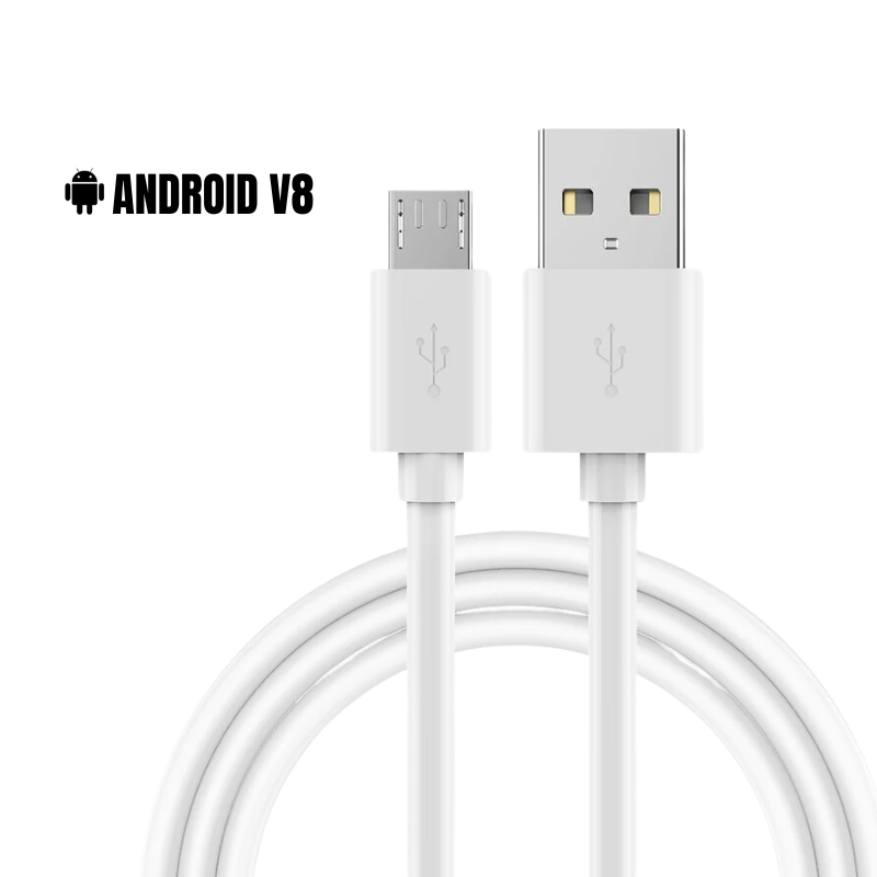 Cabo Carregador USB V8 Android – 2 Metros