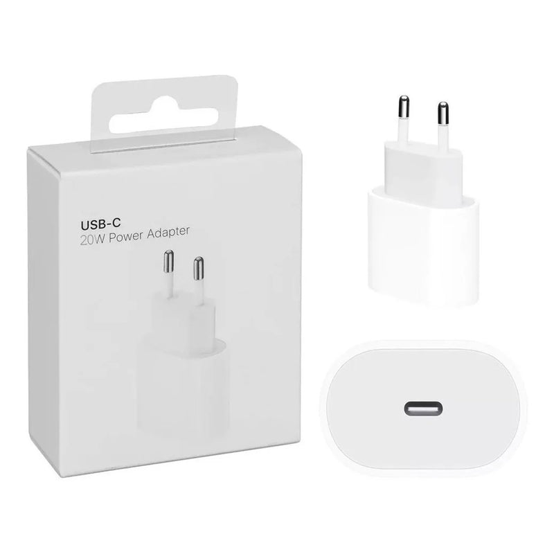 Kit Carregador De iPhone Fonte com Cabo Carregamento Rápido 1m PD 20w