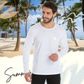 Camiseta Térmica Símbolo Refletivo com proteção UV50+ Segunda pele Dry Fit Academia Masculina Praia Promoção Premium