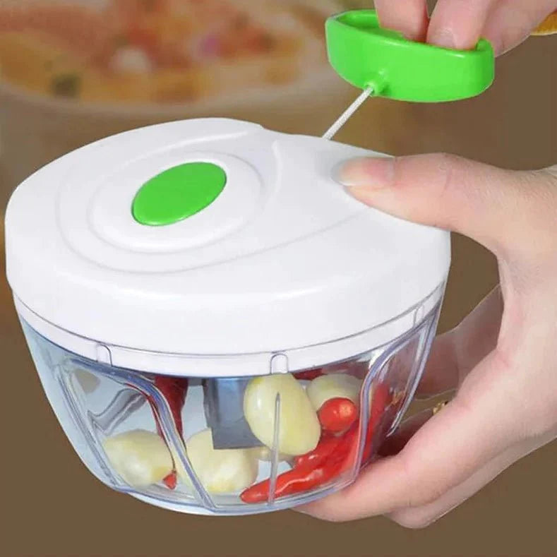 Triturador de alimentos manual com recipiente - 400 ml